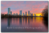 Austin Skyline December sunrise