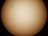 Sun and the International Space Station