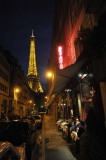 La Tour Eiffel from Rue de Monttessuy