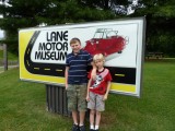Adam and Casey tour Lane Motor Museum Nashville