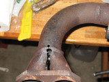 After sawing through and removing the inner walls