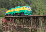 N90 on bridge across East Fork Skagway River