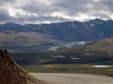 View from the park road, also called Denali HWY