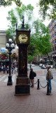 The famous steam clock