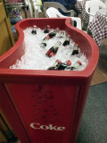 Coke in a cooler...the old fashioned way!
