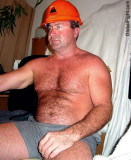 construction man bear no shirt shorts.jpg