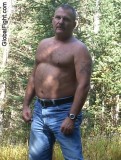 daddy sweaty on hiking trail camping dads jogging.jpg