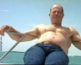 cowboy boating trip suntanning daddy bear.jpg