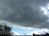 Stormy sky from my back window