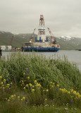 Kulluk at its Captains Bay moorage