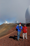 IRTF - Canada-France-Hawaii (CFH)  <- mashed together) - Gemini North - two disreputable astro afficionados - UH 2.2M.jpg