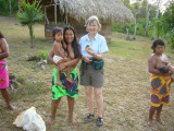 Jane Buying Little Basket at Embara Village