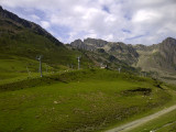 Near the top of Tourmalet