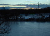 evening on the pond