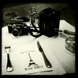 lunch with Leica and Ricohflex - Paris