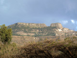 Asheton maryam monastery is on the lower right bluff