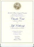 Governor Crist Inaugural Invite