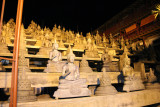 Rows of many Buddha statues, which were a sight to behold.