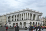 Prominent collinade building off of Independence Square.