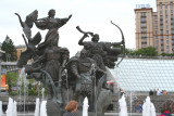 Another view of the mythical founders monument.