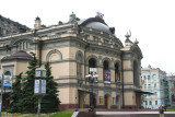 View of the Taras Shevchenko Opera & Ballet House built by Victor Shreter & Vladimir Nikolai.