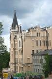 View of Zamok Richarda (Richard's Castle) on St. Andrew's Descent.
