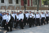They are doing their daily drill.