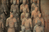Close-up of the warriors.