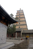 The pagodas function was to collect Buddhist materials that were taken from India by the hierarch Xuanzang.