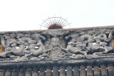 Rooftop ornamentation on the Jade Buddha Temples Grand Hall.