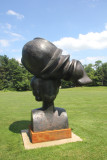 A bronze sculpture by Spanish artist Manolo Valds entitled Regina I (2005).