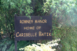 The next stop in St. Kitts was to Romney Manor, the home of Caribelle Batik.