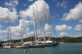 Sailboats are plentiful in Antigua as we observed during our cruise.