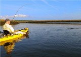 Jerry with his 1st Kayak Redfish on fly