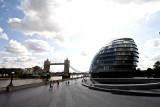 The Tower Bridge and the City Hall, London