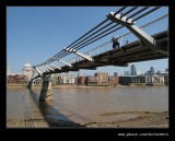 Millennium Bridge & St Pauls Cathedral #01, London