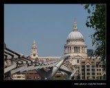Millennium Bridge & St Pauls Cathedral #04, London