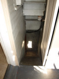 narrow stairs to cellar