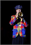 Le clown  la trompette