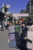 Tenzin Norkay, wife, and tourists in Darjeeling