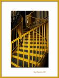 Yellow stairs, Paris