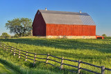 Red Barn At Sunset 10348