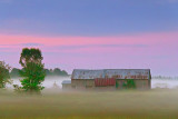 Barn In Misty Dawn 11128-30