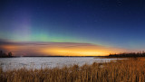 Aurora Beyond Clouds 20120307