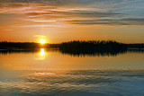 Otter Lake Sunset 23163
