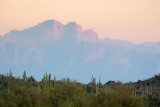 Superstition Mountain In Smog 80046