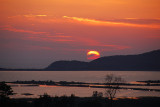Sunset in Yialova lagoon