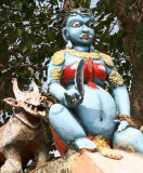 Pregnant goddess on the roof of a Kaliamman temple, Tamil Nadu. http://www.blurb.com/books/3782738