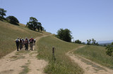 Turning onto the Canada de Pala Trail