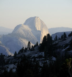 At Olmstead Pt, Half Dome